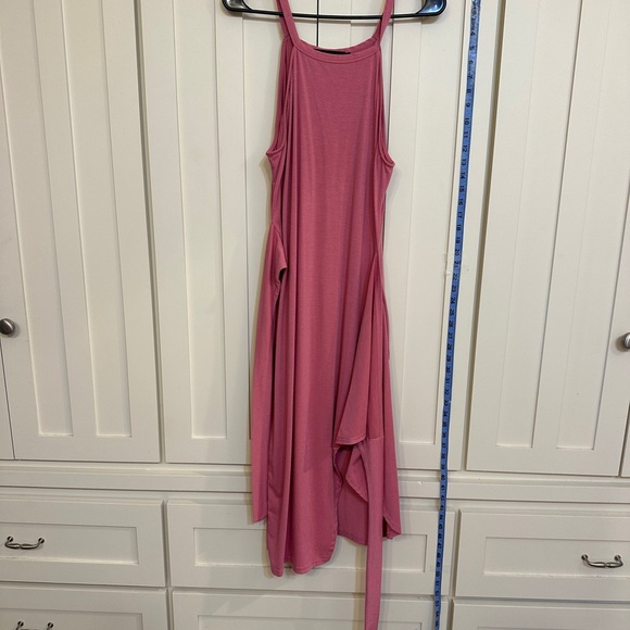 XL pink midi wrap dress - Picture 2 of 5